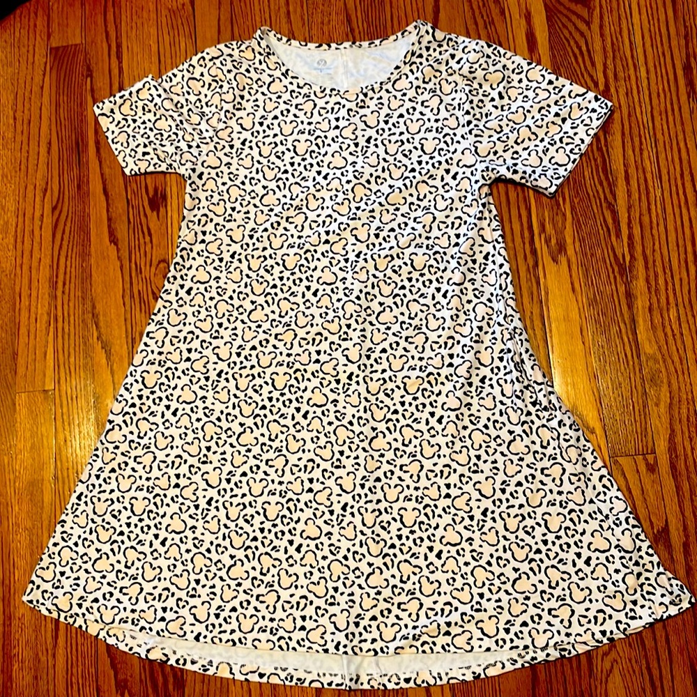Small Charlie’s Project Mickey Mouse Animal Print Dress